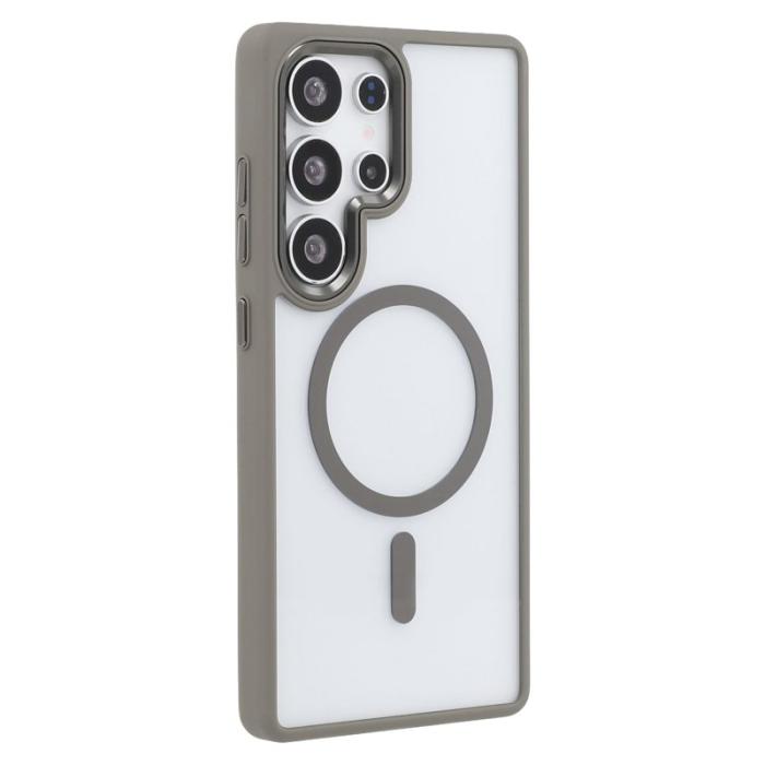 OEM - Mobilskal för Samsung Galaxy S26 Ultra Magnetiskt TPU + PC - Grå