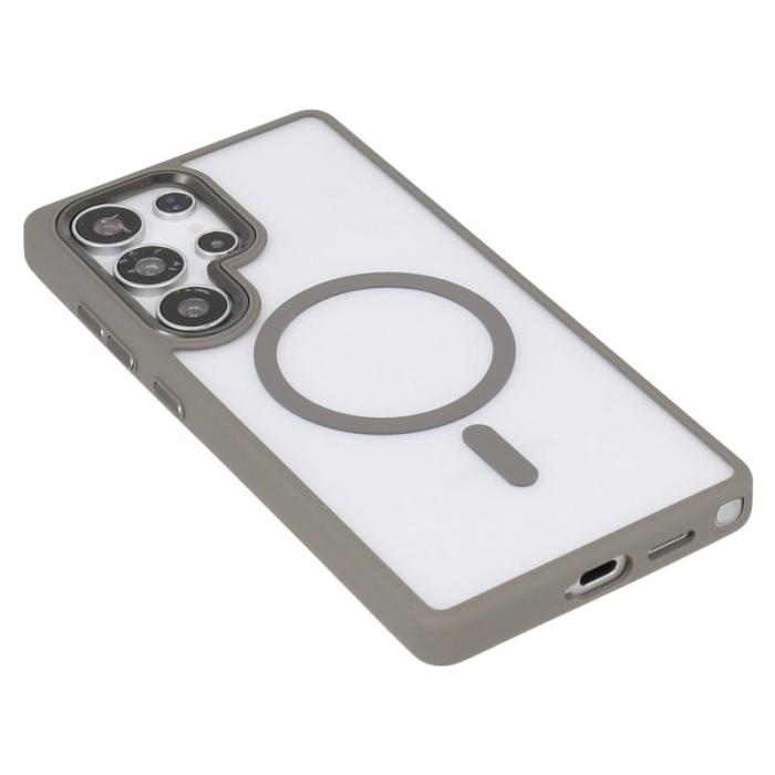 OEM - Mobilskal för Samsung Galaxy S26 Ultra Magnetiskt TPU + PC - Grå