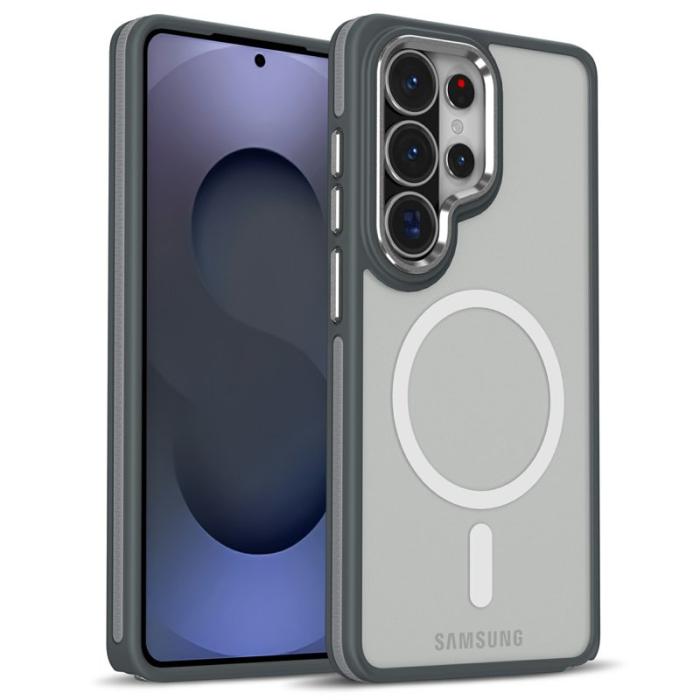 OEM - Mobilskal för Samsung Galaxy S26 Ultra Magnetiskt TPU PC - Grå