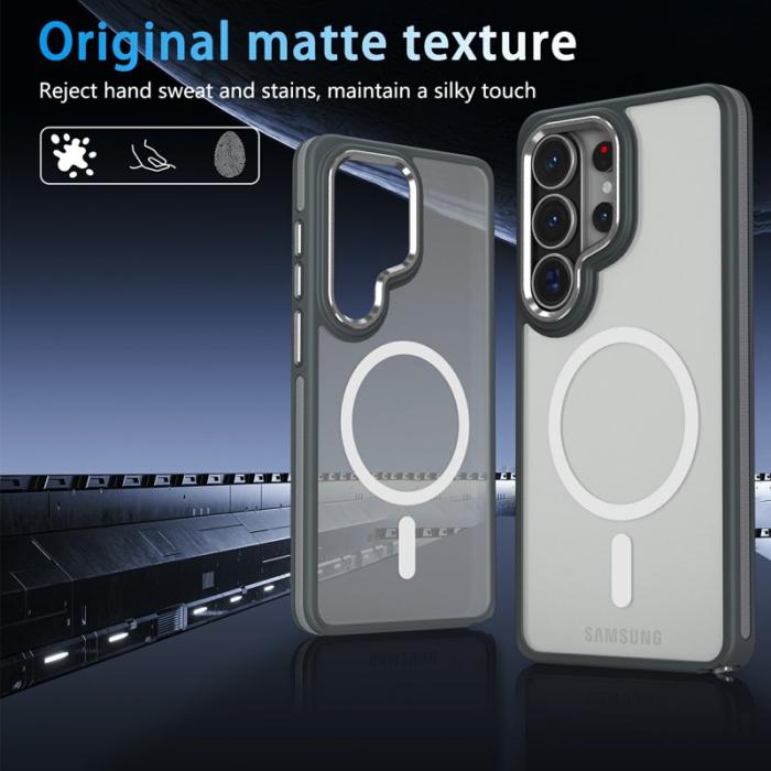 OEM - Mobilskal för Samsung Galaxy S26 Ultra Magnetiskt TPU PC - Grå