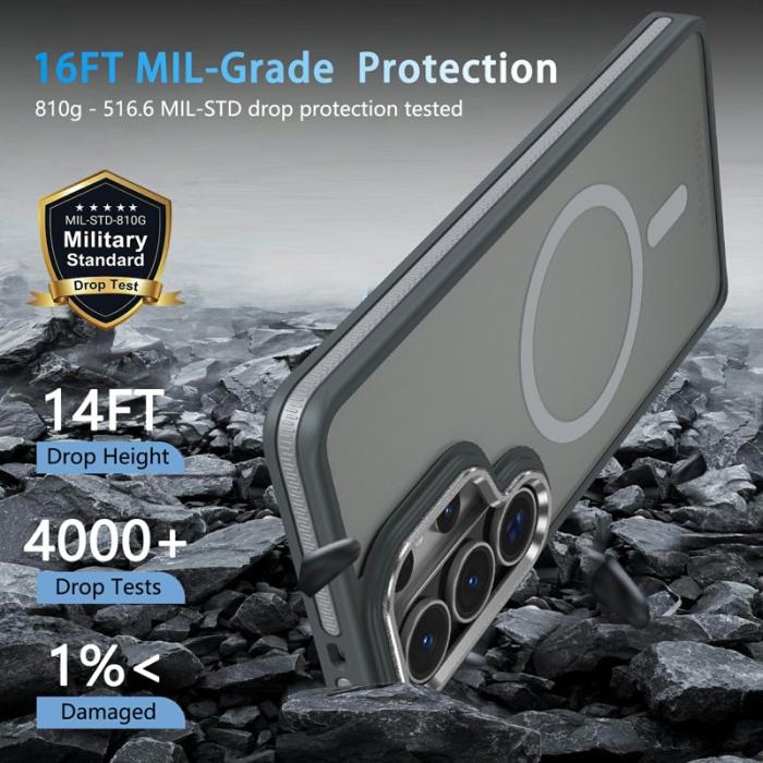 OEM - Mobilskal för Samsung Galaxy S26 Ultra Magnetiskt TPU PC - Grå