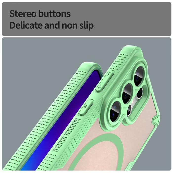 OEM - Mobilskal för Samsung Galaxy S26 Ultra Magnetiskt TPU + PC - Grön