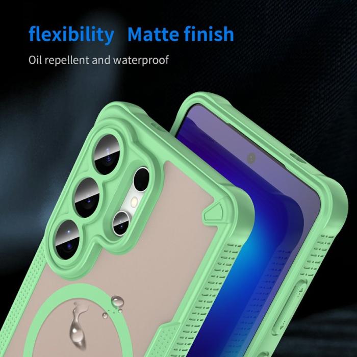 OEM - Mobilskal för Samsung Galaxy S26 Ultra Magnetiskt TPU + PC - Grön