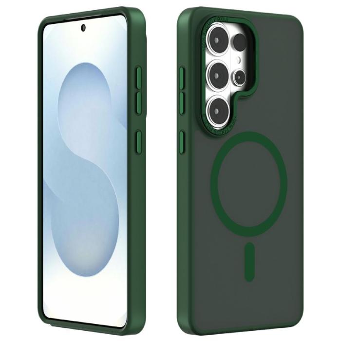 OEM - Mobilskal för Samsung Galaxy S26 Ultra Magnetiskt TPU + PC - Grön