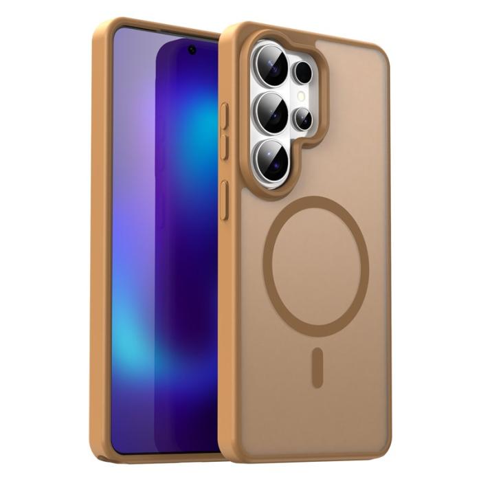 OEM - Mobilskal för Samsung Galaxy S26 Ultra Magnetiskt TPU + PC - Guld