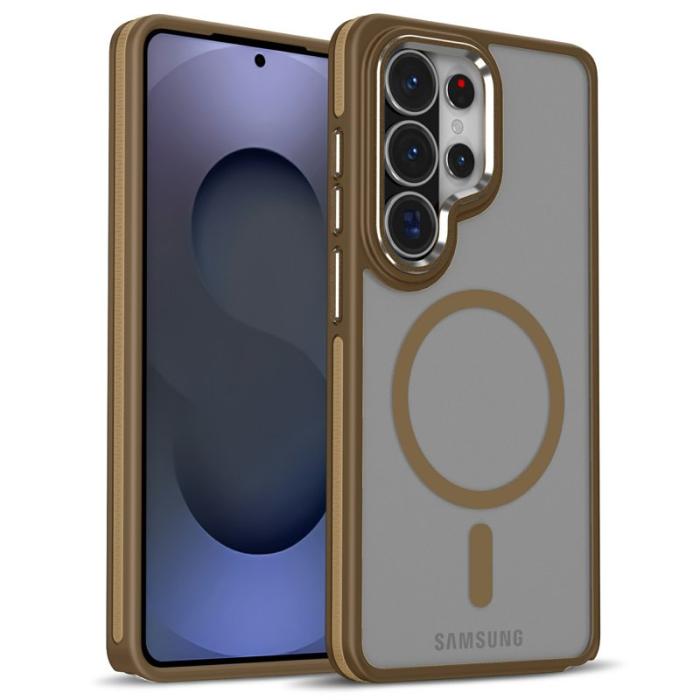 OEM - Mobilskal för Samsung Galaxy S26 Ultra Magnetiskt TPU PC - Khaki