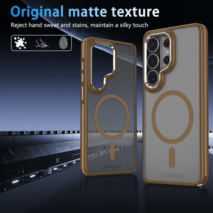 OEM - Mobilskal för Samsung Galaxy S26 Ultra Magnetiskt TPU PC - Khaki