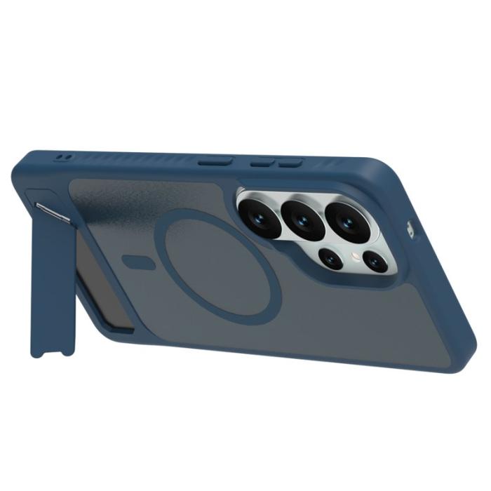 LeReach - LeReach Mobilskal för Samsung Galaxy S26 Ultra Magnetiskt Kickstand - Blå