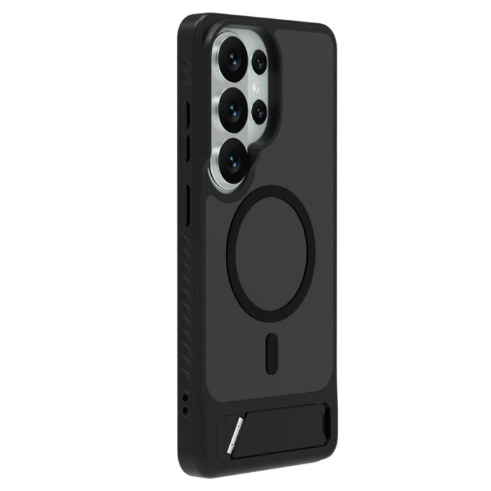 LeReach - LeReach Mobilskal för Samsung Galaxy S26 Ultra Magnetiskt Kickstand - Svart