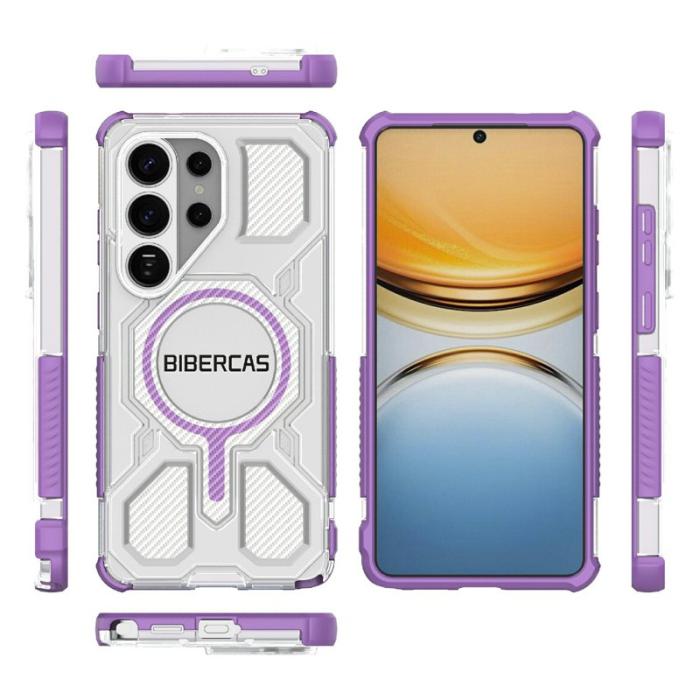 OEM - Mobilskal för Samsung Galaxy S26 Ultra Magnetiskt TPU + PC - Lila