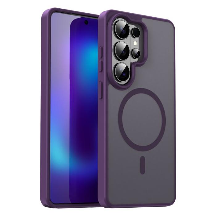 OEM - Mobilskal för Samsung Galaxy S26 Ultra Magnetiskt TPU + PC - Lila