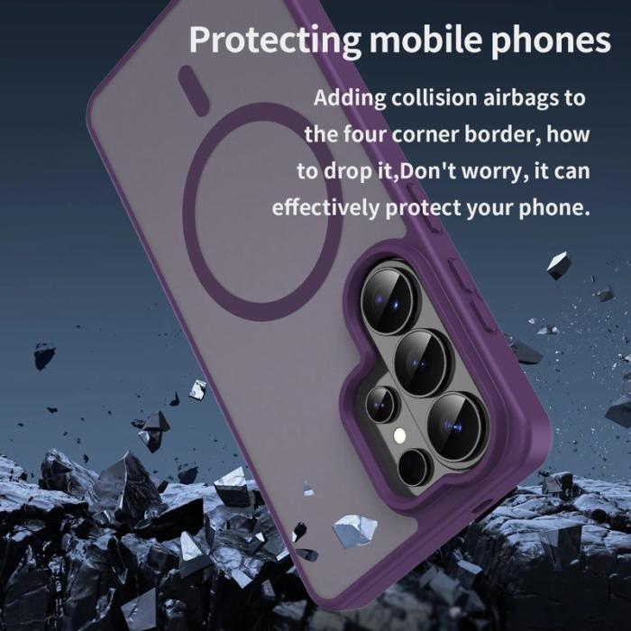 OEM - Mobilskal för Samsung Galaxy S26 Ultra Magnetiskt TPU + PC - Lila