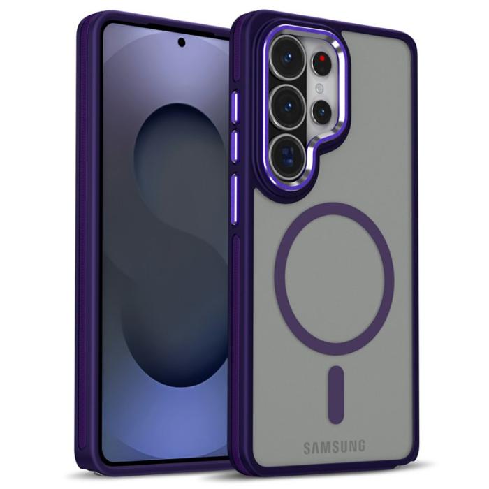 OEM - Mobilskal för Samsung Galaxy S26 Ultra Magnetiskt TPU PC - Lila