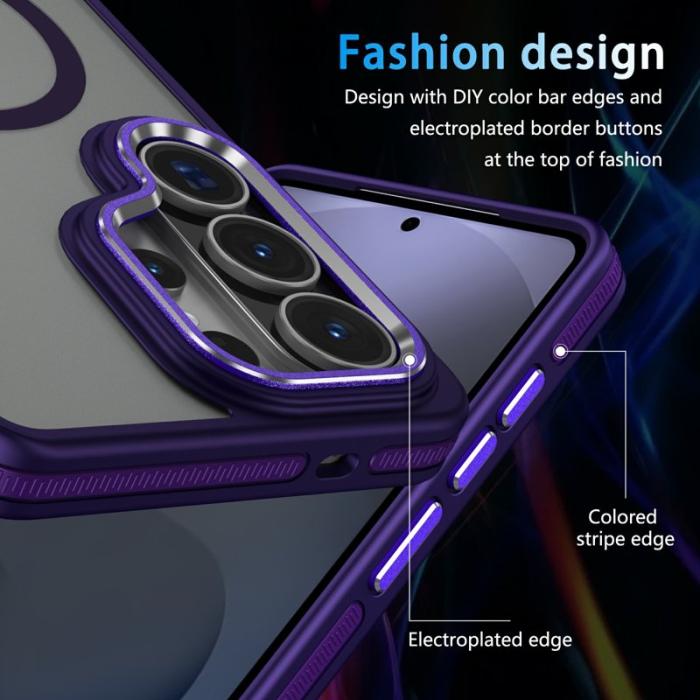 OEM - Mobilskal för Samsung Galaxy S26 Ultra Magnetiskt TPU PC - Lila