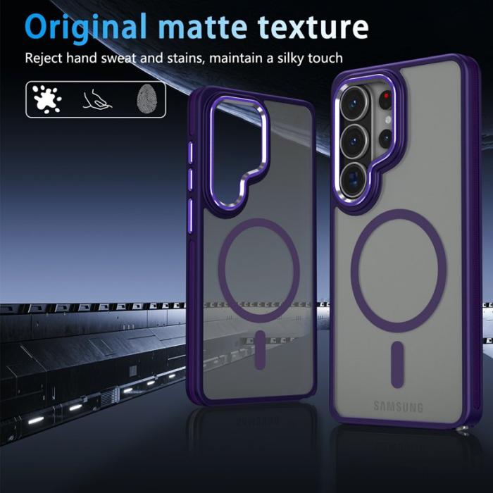 OEM - Mobilskal för Samsung Galaxy S26 Ultra Magnetiskt TPU PC - Lila