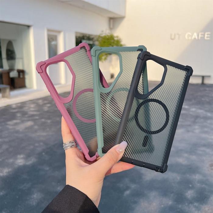 OEM - Mobilskal för Samsung Galaxy S26 Ultra Magnetiskt TPU PC - Lila