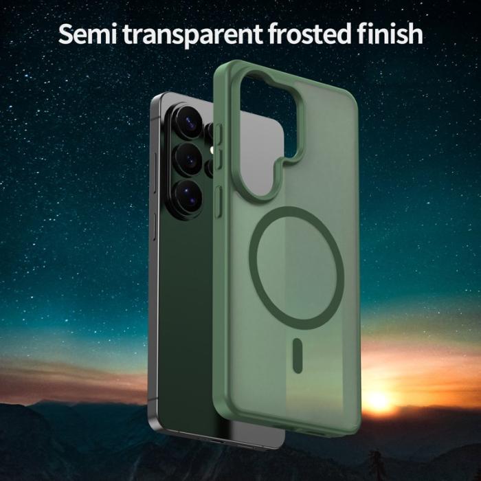 OEM - Mobilskal för Samsung Galaxy S26 Ultra Magnetiskt TPU + PC - Olivgrön