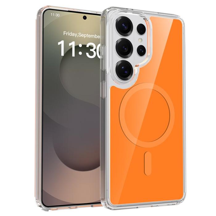 OEM - Mobilskal för Samsung Galaxy S26 Ultra Magnetiskt TPU + PC - Orange