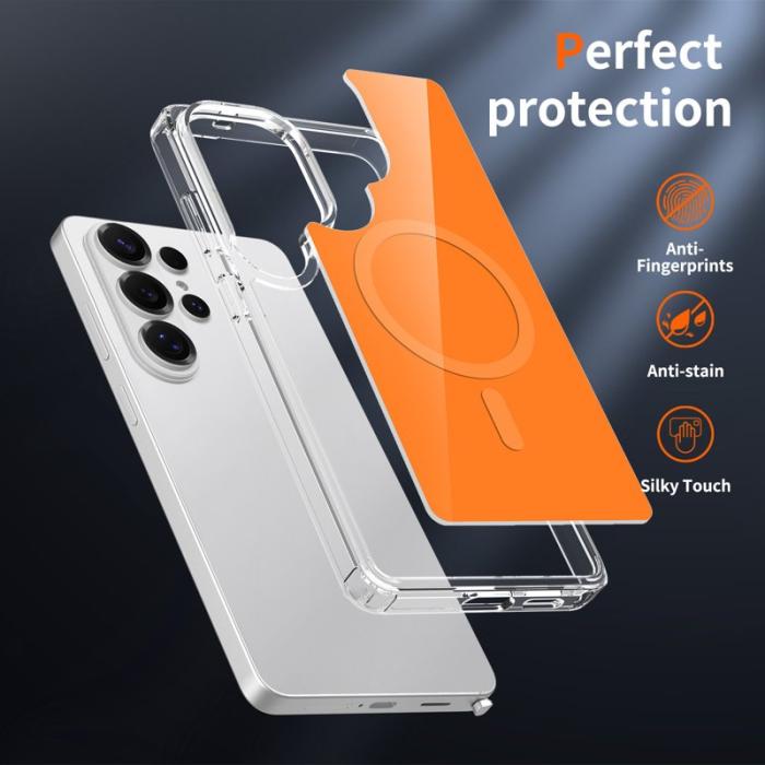 OEM - Mobilskal för Samsung Galaxy S26 Ultra Magnetiskt TPU + PC - Orange