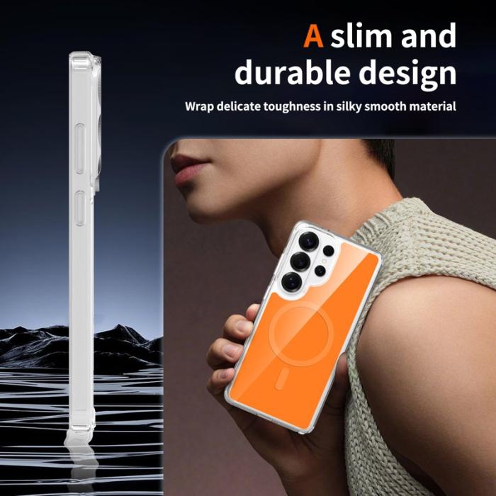 OEM - Mobilskal för Samsung Galaxy S26 Ultra Magnetiskt TPU + PC - Orange