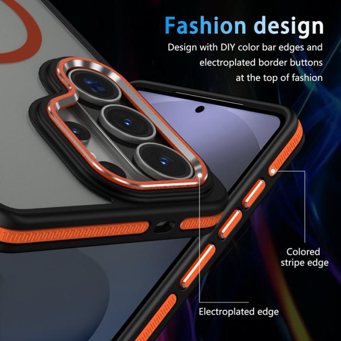 OEM - Mobilskal för Samsung Galaxy S26 Ultra Magnetiskt TPU PC - Orange