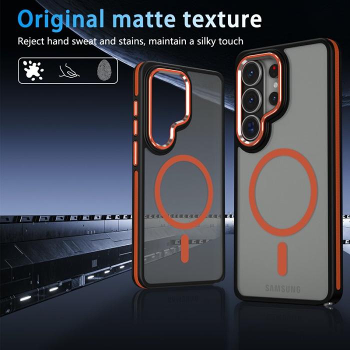 OEM - Mobilskal för Samsung Galaxy S26 Ultra Magnetiskt TPU PC - Orange