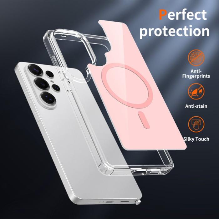 OEM - Mobilskal för Samsung Galaxy S26 Ultra Magnetiskt TPU + PC - Rosa