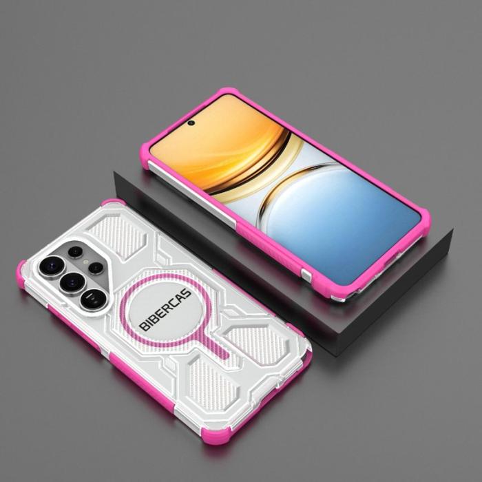 OEM - Mobilskal för Samsung Galaxy S26 Ultra Magnetiskt TPU + PC - Rosa