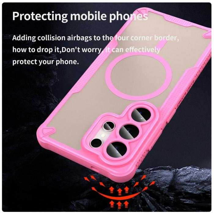 OEM - Mobilskal för Samsung Galaxy S26 Ultra Magnetiskt TPU + PC - Rosa