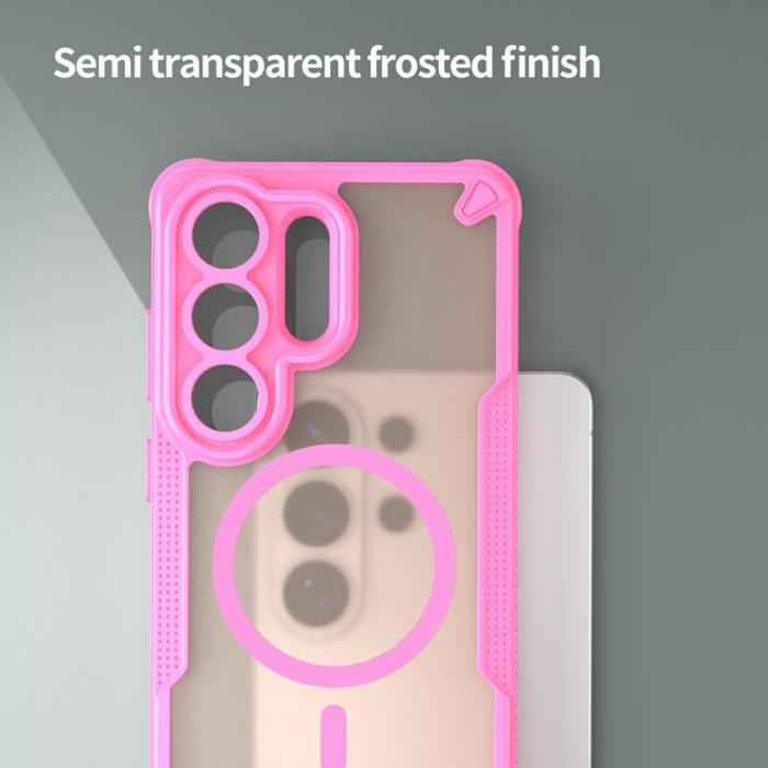 OEM - Mobilskal för Samsung Galaxy S26 Ultra Magnetiskt TPU + PC - Rosa