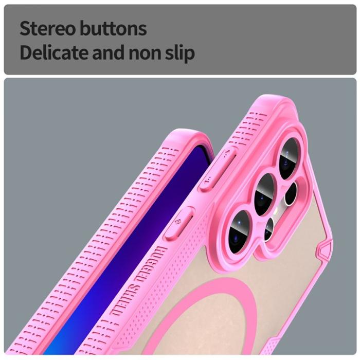 OEM - Mobilskal för Samsung Galaxy S26 Ultra Magnetiskt TPU + PC - Rosa