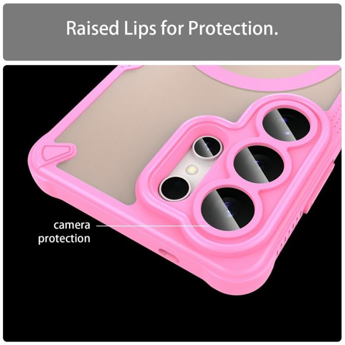 OEM - Mobilskal för Samsung Galaxy S26 Ultra Magnetiskt TPU + PC - Rosa