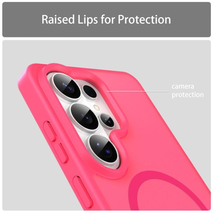 OEM - Mobilskal för Samsung Galaxy S26 Ultra Magnetiskt TPU + PC - Rosa