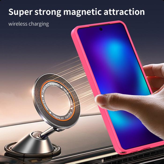 OEM - Mobilskal för Samsung Galaxy S26 Ultra Magnetiskt TPU + PC - Rosa