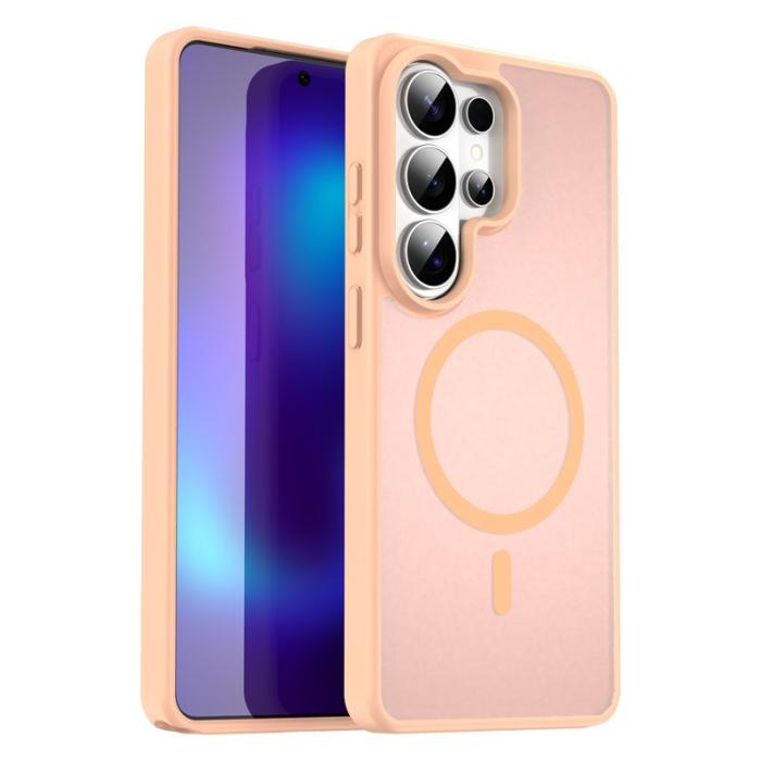 OEM - Mobilskal för Samsung Galaxy S26 Ultra Magnetiskt TPU + PC - Rosa