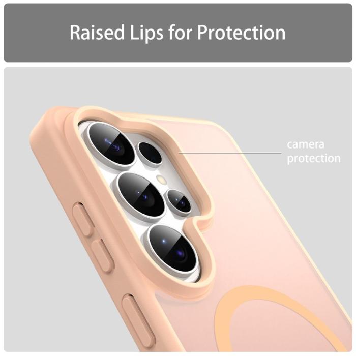 OEM - Mobilskal för Samsung Galaxy S26 Ultra Magnetiskt TPU + PC - Rosa