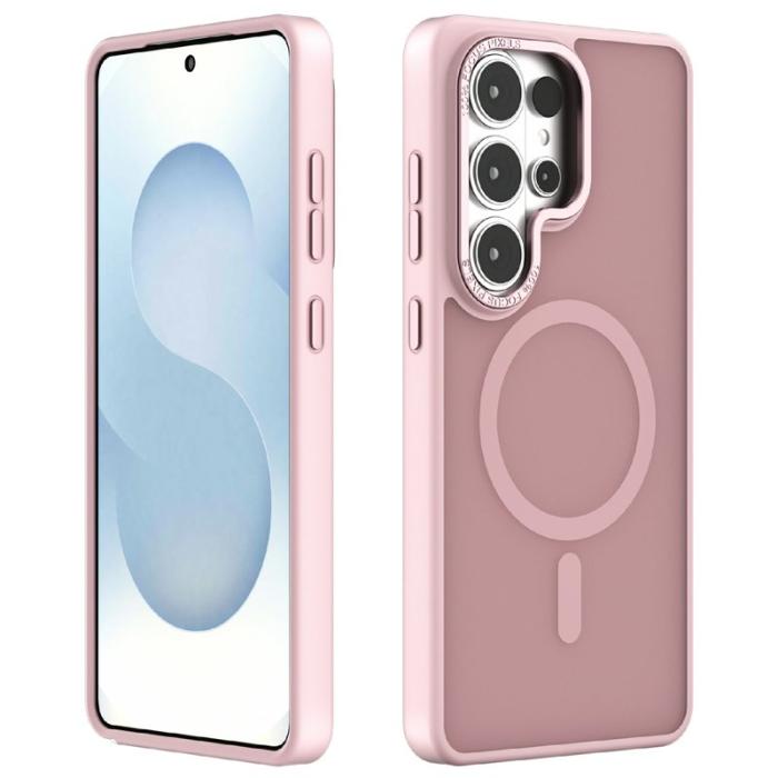 OEM - Mobilskal för Samsung Galaxy S26 Ultra Magnetiskt TPU + PC - Rosa