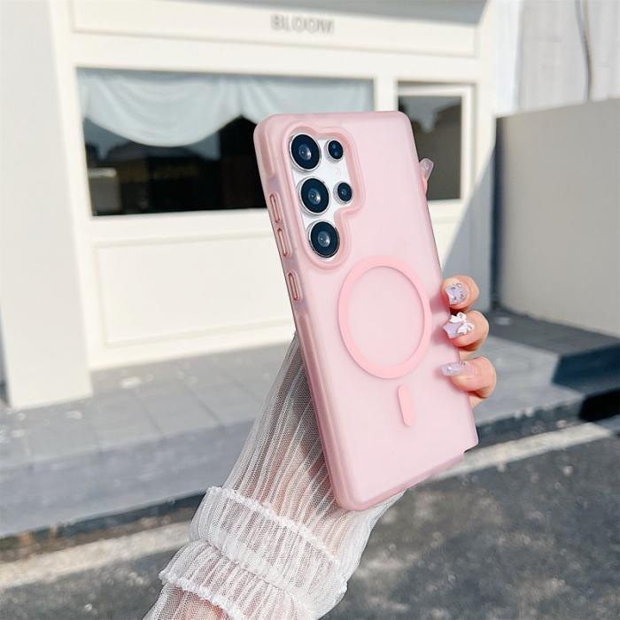 OEM - Mobilskal för Samsung Galaxy S26 Ultra Magnetiskt TPU + PC - Rosa