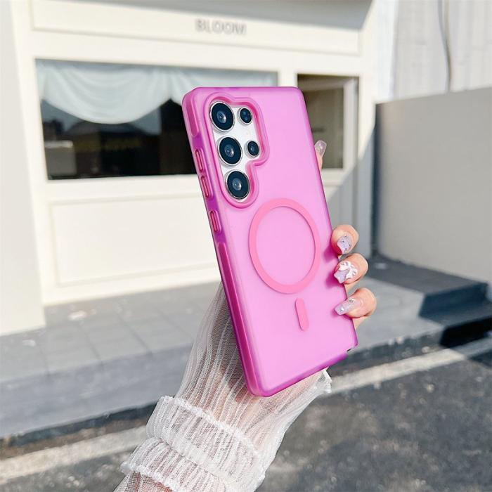 OEM - Mobilskal för Samsung Galaxy S26 Ultra Magnetiskt TPU PC - Rosa