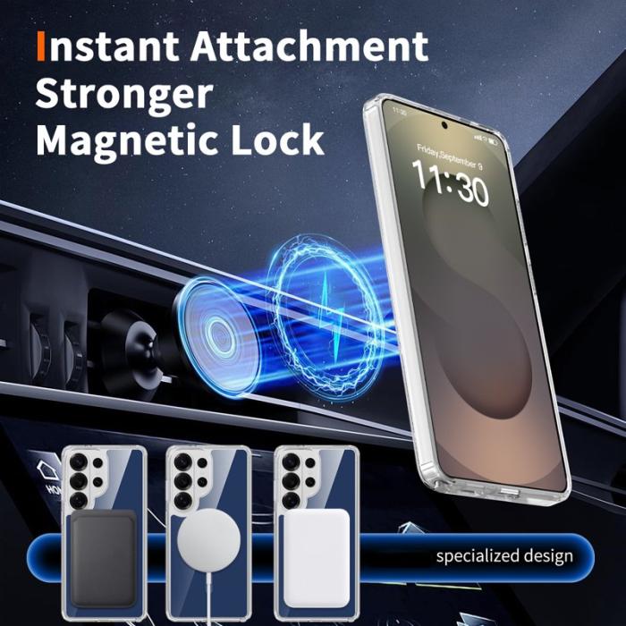 OEM - Mobilskal för Samsung Galaxy S26 Ultra Magnetiskt TPU + PC - Safir