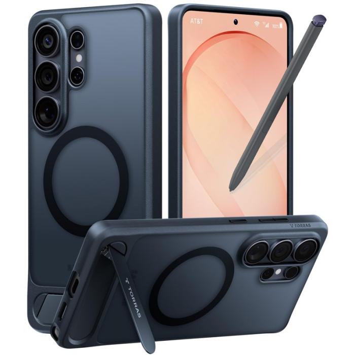 Torras - Torras Mobilskal för Samsung Galaxy S26 Ultra Magnetiskt TPU + PC - Svart