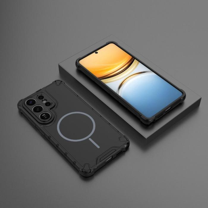 OEM - Mobilskal för Samsung Galaxy S26 Ultra Magnetiskt TPU + PC - Svart