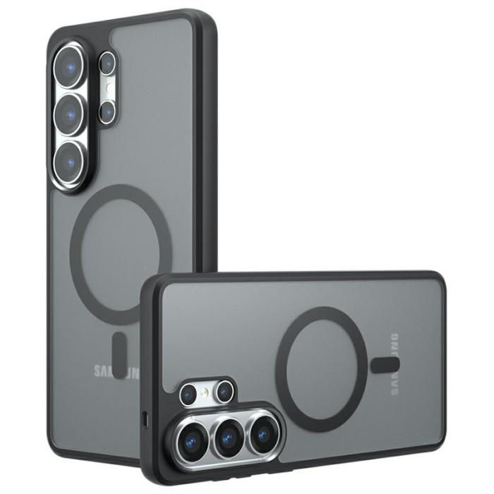 OEM - Mobilskal för Samsung Galaxy S26 Ultra Magnetiskt TPU + PC - Svart