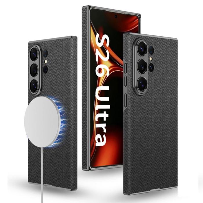 GKK - GKK Mobilskal för Samsung Galaxy S26 Ultra Magnetiskt TPU + PC - Svart