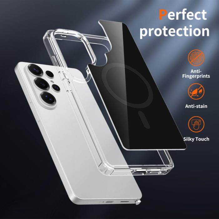 OEM - Mobilskal för Samsung Galaxy S26 Ultra Magnetiskt TPU + PC - Svart