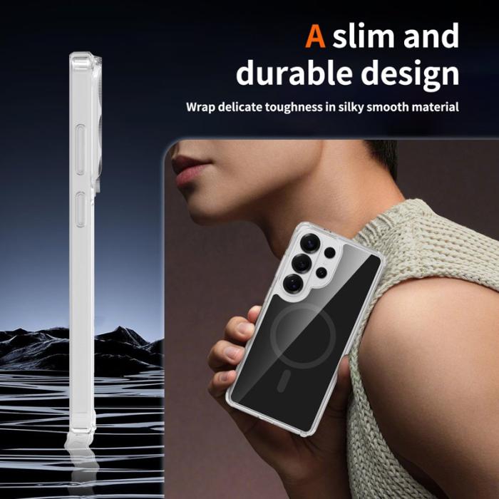 OEM - Mobilskal för Samsung Galaxy S26 Ultra Magnetiskt TPU + PC - Svart