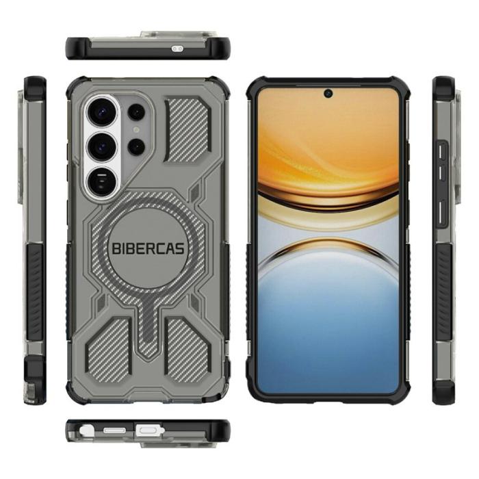 OEM - Mobilskal för Samsung Galaxy S26 Ultra Magnetiskt TPU + PC - Svart