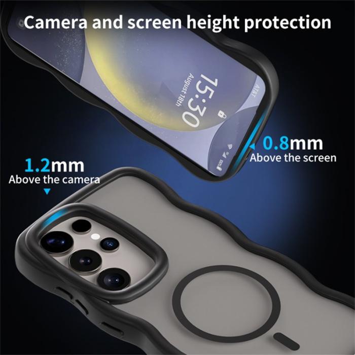 OEM - Mobilskal för Samsung Galaxy S26 Ultra Magnetiskt TPU + PC - Svart