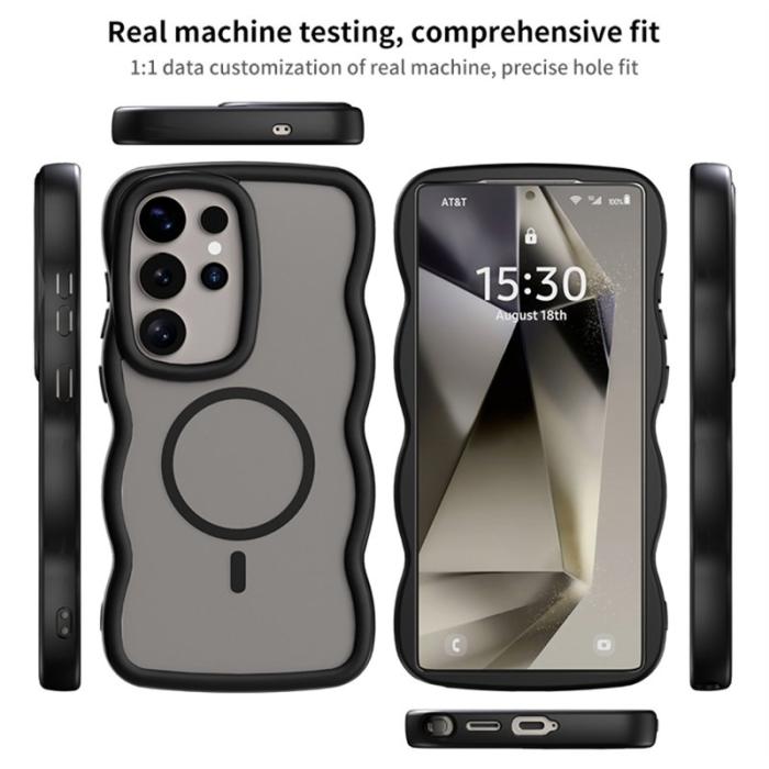 OEM - Mobilskal för Samsung Galaxy S26 Ultra Magnetiskt TPU + PC - Svart