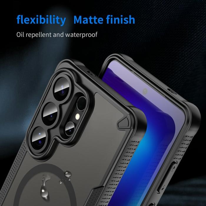 OEM - Mobilskal för Samsung Galaxy S26 Ultra Magnetiskt TPU + PC - Svart